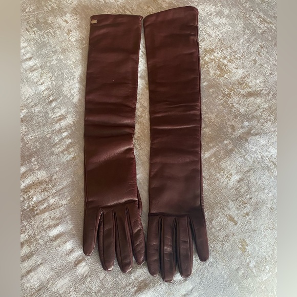 100% Genuine Leather Malo Cocktail Length Gloves - Picture 2 of 13